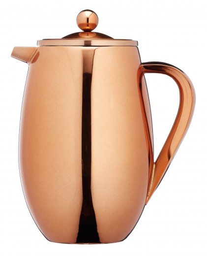 Dvouplášťový french press (měď/nerez), 1l., KITCHEN CRAFT Le´Xpress