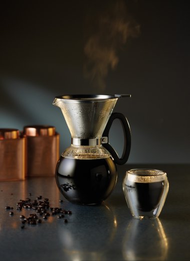 Překapávač na přípravu mleté kávy KITCHEN CRAFT Le´Xpress, (sklo) 1,1L