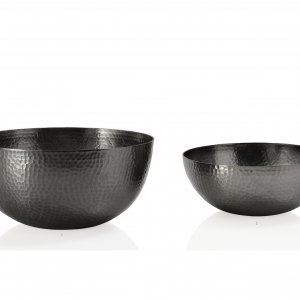 Mísa s designem kladívkový cín, (hliník) 36 cm