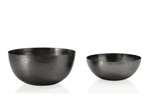 Mísa s designem kladívkový cín, (hliník) 36 cm