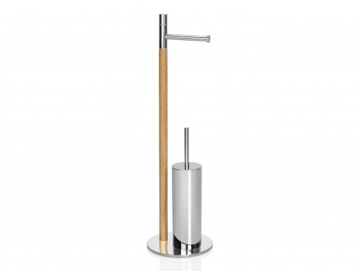 WC stojan, drevo/chróm (75cm.) ANDREA HOUSE