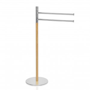 Stojan na utěráky, dřevo/chrom, (81cm.) ANDREA HOUSE