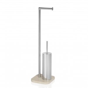 Exkluzivní WC stojan, mramor/chrom (71cm.) ANDREA HOUSE