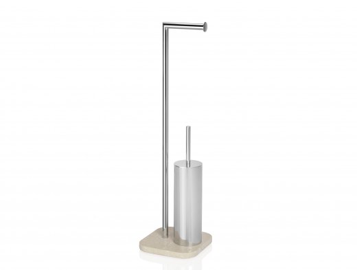 Exkluzivní WC stojan, mramor/chrom (71cm.) ANDREA HOUSE