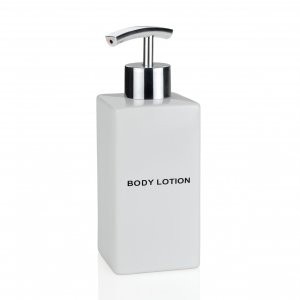 Keramický dávkovač tekutého mýdla ANDREA HOUSE Body Lotion, bílý