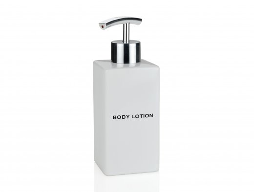Keramický dávkovač tekutého mýdla ANDREA HOUSE Body Lotion, bílý