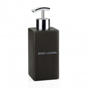 Keramický dávkovač tekutého mýdla ANDREA HOUSE Body Lotion, černý