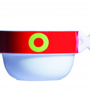 Objemný porcelánový šálek Mayday Jumbo Cup, červený