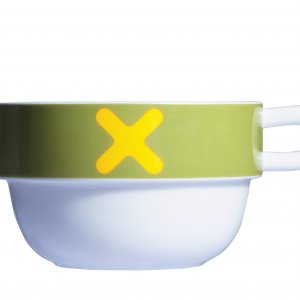 Objemný porcelánový šálek Mayday Jumbo Cup, zelený