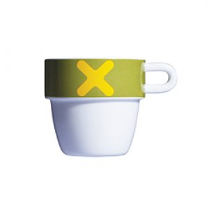 Vtipný porcelánový hrnek VICE VERSA Mayday Mug, zelený