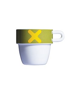Vtipný porcelánový hrnek VICE VERSA Mayday Mug, zelený