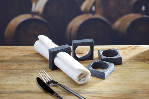 Břidlicové kroužky na ubrousky KITCHEN CRAFT Artesa