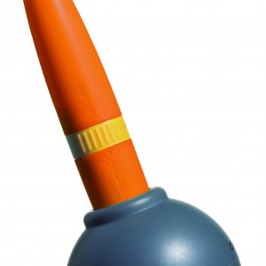 Nápaditý stojan 2v1 - (Škrabka/nožík) VICE VERSA Inky, oranžový