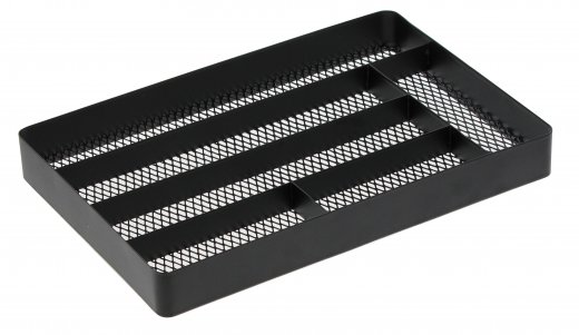 Přihrádky do zásuvky (pevné) Yamazaki Tower Mesh Desk Tray, černé (kov)