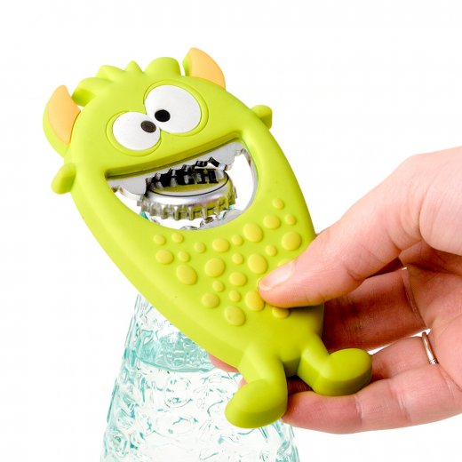 Vtipný magnetický otvírák na láhve Balvi Monster, zelený
