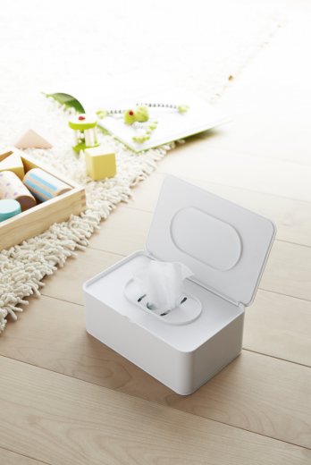 Krabička na vlhčené ubrousky Yamazaki Smart Wet Tissue Case, bílá