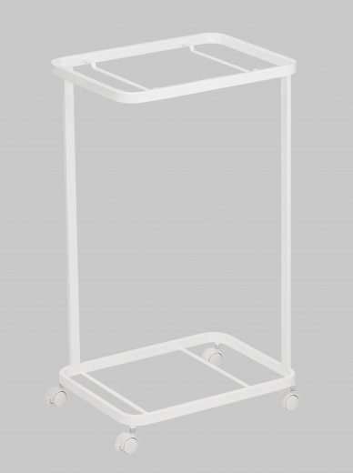 Vozík na koše s prádlem YAMAZAKI Tosca Laundry Wagon, bílý