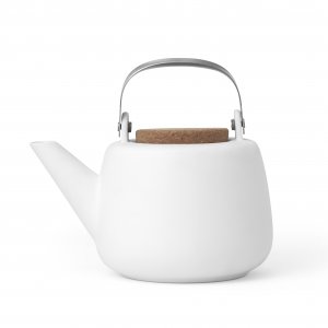 Porcelánová čajová konvice (1l.) VIVA SCANDINAVIA Nicola, matná bílá