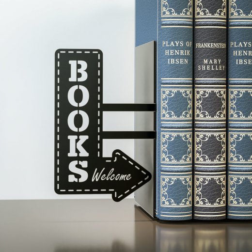 Knižní zarážka BALVI Bookshop (kov)