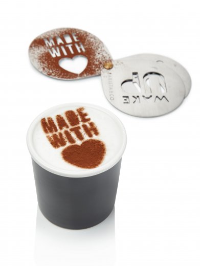 Zdobítko na kapučíno (nerez) BARISTA & Co 3 ks.