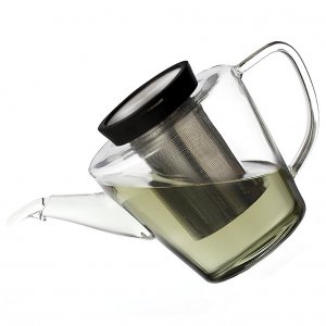 Čajová konvica 1l., VIVA SCANDINAVIA Infusion, čirá/černá