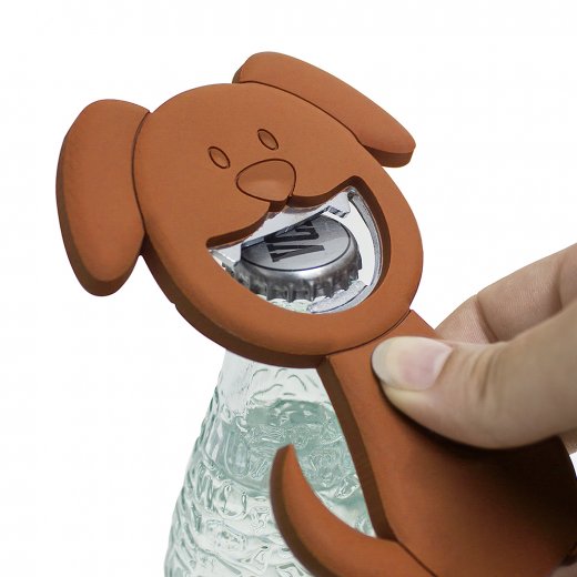 Magnetický otvírák Balvi Woof !, hnědý