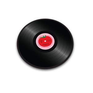 Skleněná podložka JOSEPH JOSEPH Worktop Saver 30 cm. "Vinylová LP deska"