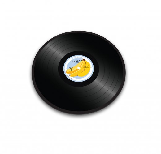Skleněná podložka JOSEPH JOSEPH Worktop Saver 30 cm. "Vinylová LP deska"