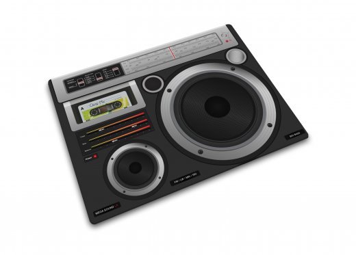 Skleněná podložka JOSEPH JOSEPH Worktop Saver 30 x 40 cm. "Rádio s reproduktory"
