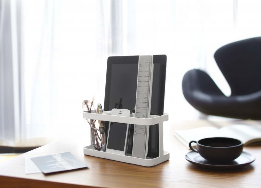 Multifunkční stojan Yamazaki Tower Rack, bílý