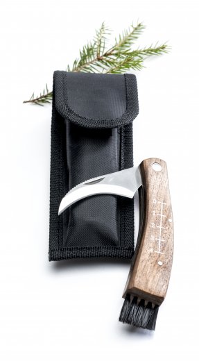 Nožík pro houbaře s pouzdrem SAGAFORM Mushroom Knife, 14 cm.