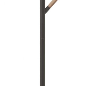 Stojanový věšák Yamazaki Plain Pole Hanger, černý (kov, dřevo)
