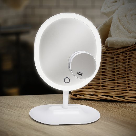 Kosmetické zrcátko Balvi Touch s LED osvětlením