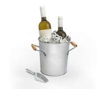 Chladič vína/zásobník na led s lopatkou Balvi Grand Vin (kov)