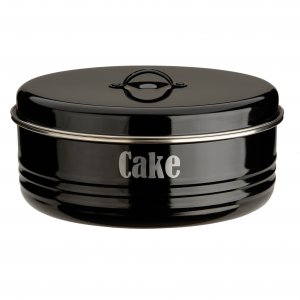 Dóza na koláč TYPHOON Vintage Cake, (kov) černá