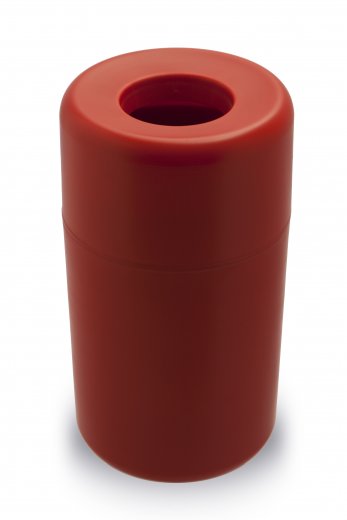 Odpadkový koš QUALY Capsule Hole - červený
