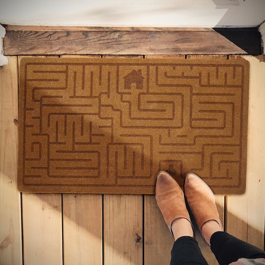 Rohožka Balvi Labyrinth, hnědá