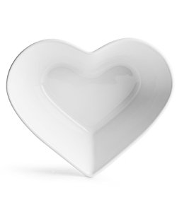 Servírovací miska SAGAFORM Heart, porcelán (bílá)