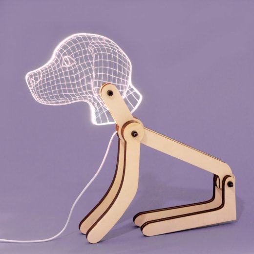 Dekorativní stolní lampa s USB napájením Balvi Dog