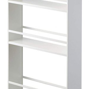 Pojízdná police  YAMAZAKI Tower Slim, bílá