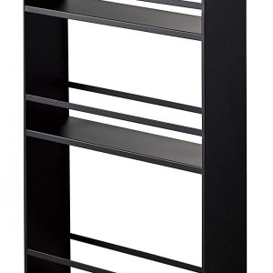 Pojízdná police  YAMAZAKI Tower Slim, černá