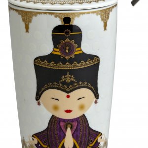 Termohrnek s čajovým sítkem  EIGENART TEAEVE Shiva Purple, 350ml