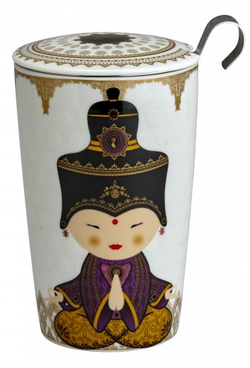 Termohrnek s čajovým sítkem  EIGENART TEAEVE Shiva Purple, 350ml