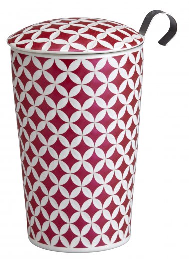Termohrnek s čajovým sítkem  EIGENART TEAEVE MayLin Pink, 350ml
