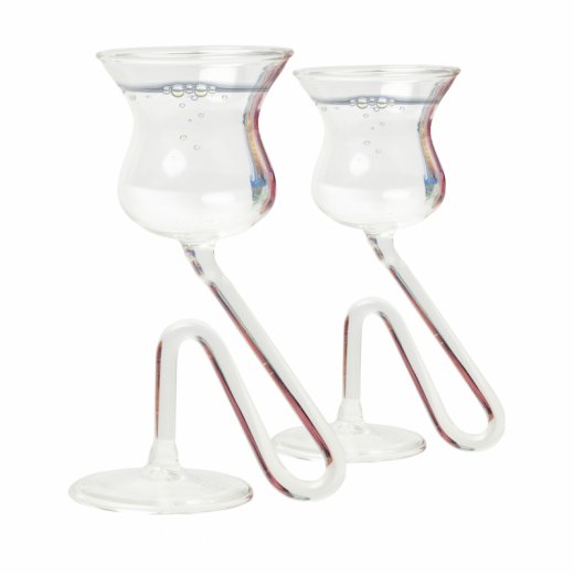 Nápadité pohárky na destiláty INVOTIS Tipsy Shot Glasses, 2 ks.