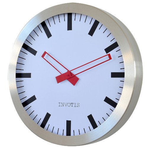 Hodiny INVOTIS Clock Station XXL, 60 cm. (kov)