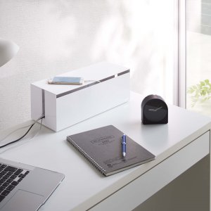 Box na nabíječky Yamazaki Web Cable Box - bílý
