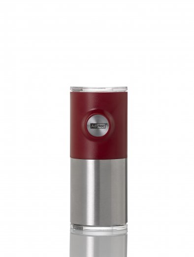 AdHoc Magnetický mlýnek PEPNETIC PreciseCut® červený s držákem na zeď