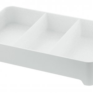 Přípravné misky na vařené Yamazaki Tower, Cooking Tray, bílé