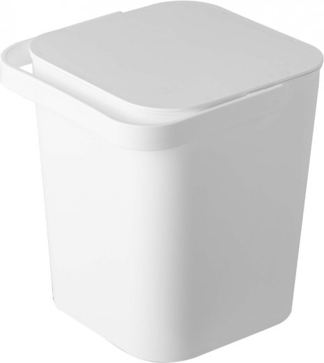 Úložný box s víkem Yamazaki Tower, bílý
